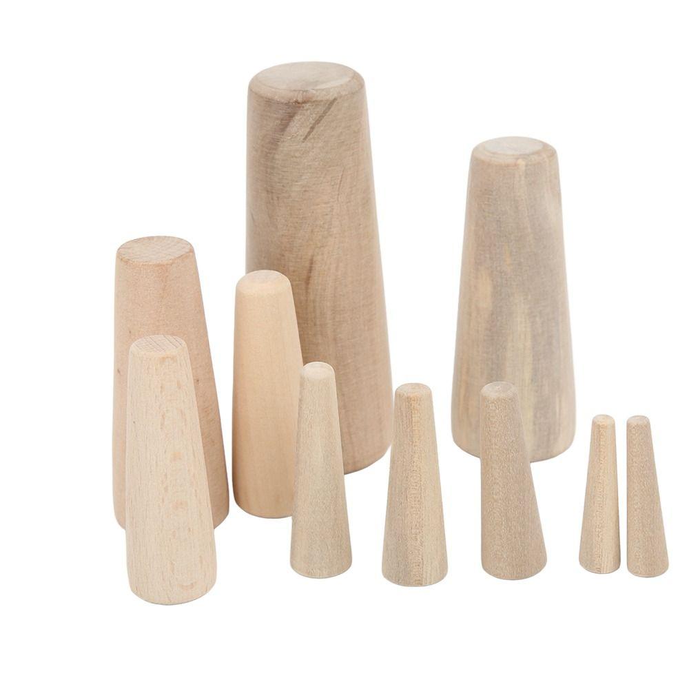 10Pcs Wood Marine Tapered Plugs Tapered Boat Plugs 10Pcs Emergency Drain Plugs Boat Accessories