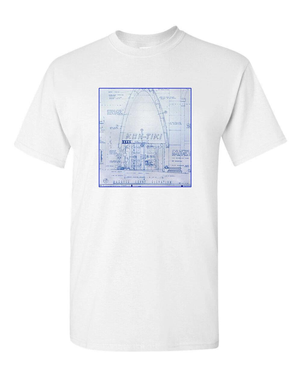 Retro Tiki T Shirt White Cotton Mug Bar No. 35 Kon Tiki Art 4XL