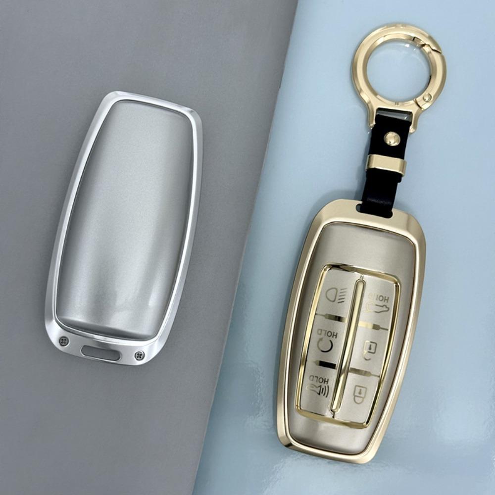 Hliníková kovová krytka pouzdra na klíče od auta pro luxusní vozidla Hyundai Genesis GV70 GV80 GV90
