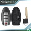 For Nissan Altima Rogue Sentra Versa Murano Smart Remote Key Fob Case Cover Shell Holder 4 Button Replacement 2013-2016