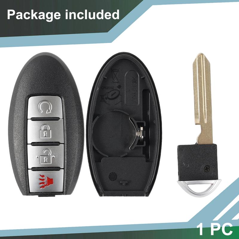 For Nissan Altima Rogue Sentra Versa Murano Smart Remote Key Fob Case Cover Shell Holder 4 Button Replacement 2013-2016