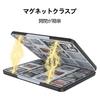 PGRTYOF Card Holds 24 Compatible with Game Cartridge Black 3DS/DS Case, Cards, NS/3DSXL/2DS/2DSXL/DSi, Organizer,
