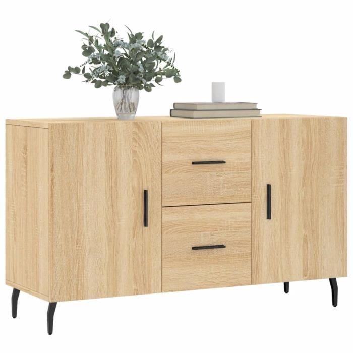 VidaXL Buffet chêne sonoma 100x36x60 cm bois d'ingénierie 828191