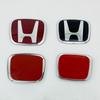 1PCS Steering Wheel Emblem H-Sticker In Red Black Blue - Interior Modification for Accord City CRV Jade Fit Odyssey Hybrid