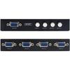 Duttek VGA 4-Wege-VGA-Schalter-Selektorbox für und Plug-and-Play-Umschalter, Eingänge/1 Ausgang, 15HDF, 4-Port-PCs, Laptops, Desktops, Monitore, Projektoren, TVs,