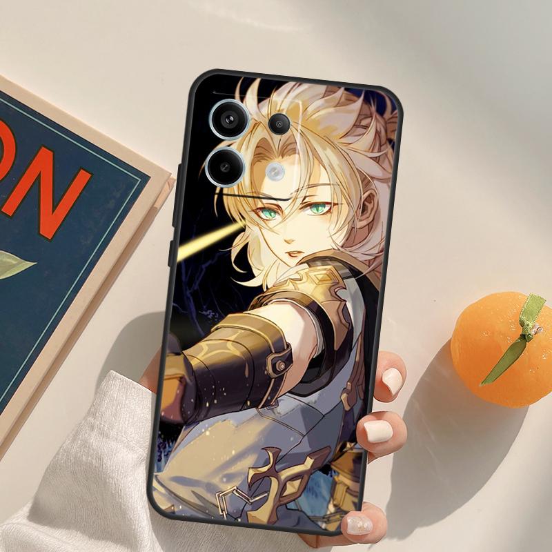 Albedo Genshin Impact Funda For Xiaomi Redmi Note 14 13 Pro 9 10 11 12 9S 10S 11S 12S Redmi 13C 10C 12C 14C Case