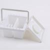 Combined Paintbrush Care Unit Solvent Resistant Design With Lid And Carrying Handle 6.5x6.5x3.5 Storage System