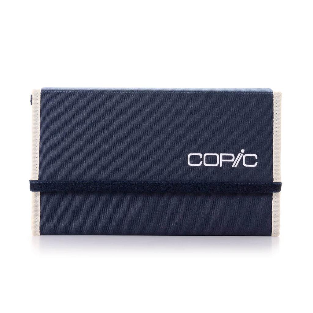 Too Copic Wallet, holds 24 pens, Navy Blue, for illustration markers and marker pens.