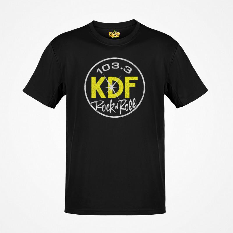 KDF 103 Pure Rock 1970 Radio Station Nostalgic Tshirt Unisex T-Shirt XL