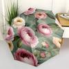 1PC Floral Pattern Umbrella-8-Rib Reinforced Portable Folding Travel Suitable for All Seasons Outdoor Daily , Fun Design-Z0420