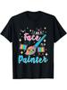 Kawaii Face Painter Brush Rainbow Art T-shirt