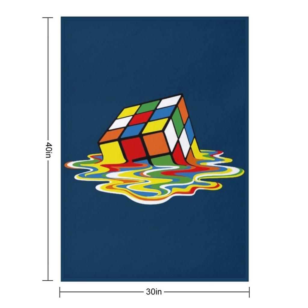 Melting cube Sheldon TBBT Throw Blanket Comforter Fashion Sofas Soft Plaid Luxury St Blankets