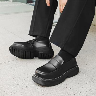 Plateau Herren Business Kleid Leder die vier Jahreszeiten Minimalistisch vielseitig Gentlemen's Comfort Party Hochzeit Autofahrerschuhe
