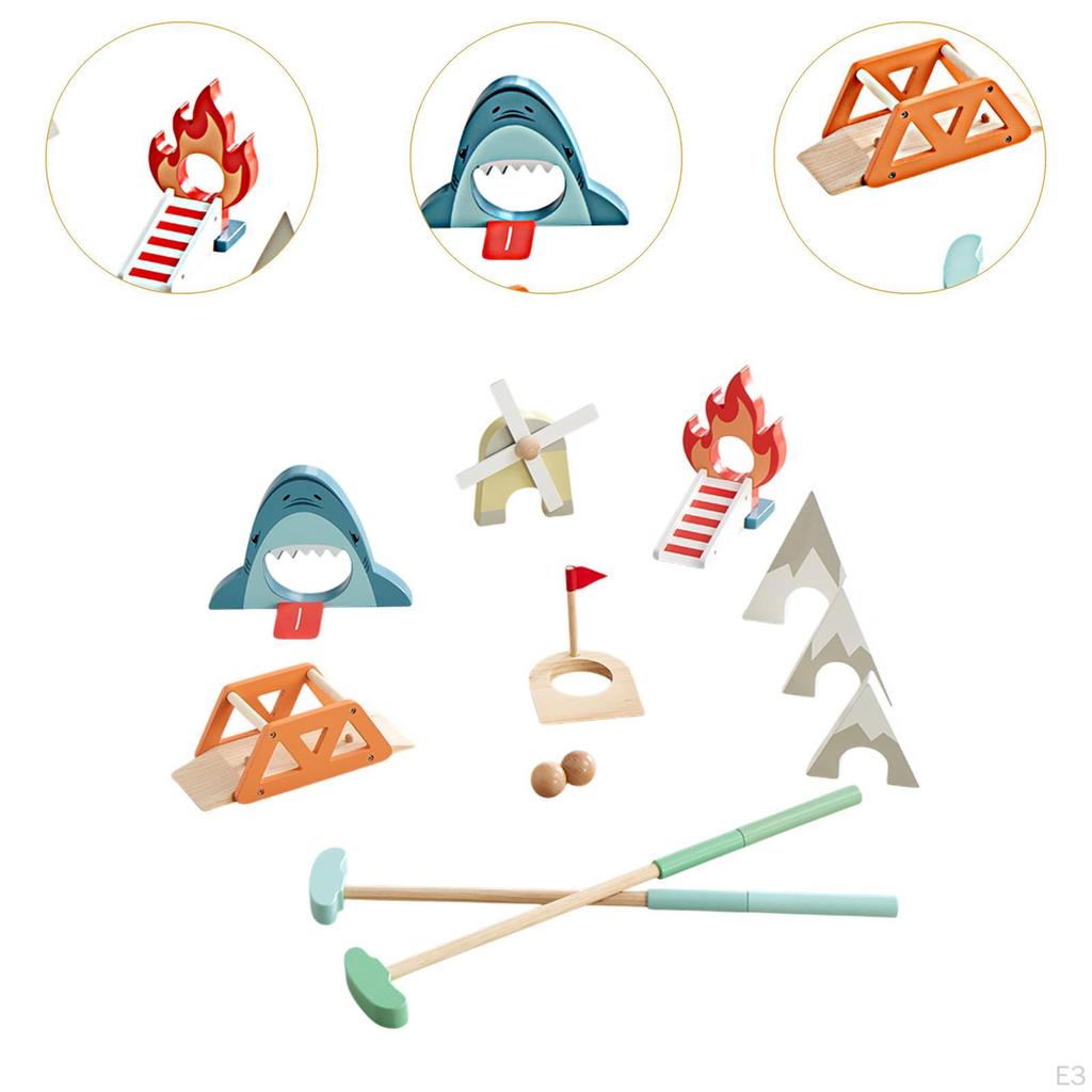 Children's Indoor Golf Set, Engaging Mini for Family Fun
