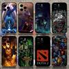 Game D-Dota 2 Phone Case For Apple iPhone 15,14,13,12,11,Pro,X,XS,Max,XR,Plus,Mini Soft Black Cover