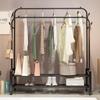 Miling Foldable Single Pole Clothes Rack