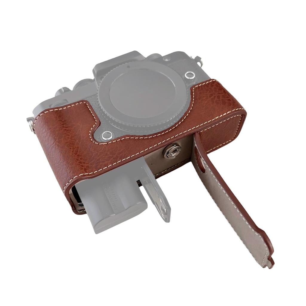 Portable Camera Protective Case Retro Style Camera Case Carry Bag Opening Bottom Design with