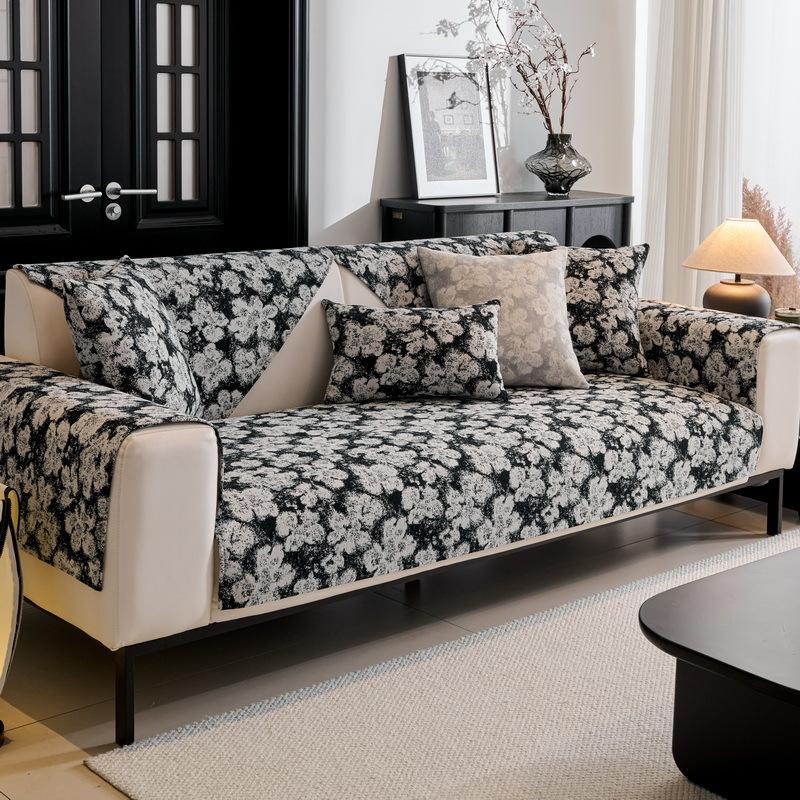 

Chenier Sofa Cushion New Four-Season Universal Sofa Cover Sofa Cover Cloth Towel Flower Sofa Seat Cushion 70*70cm
