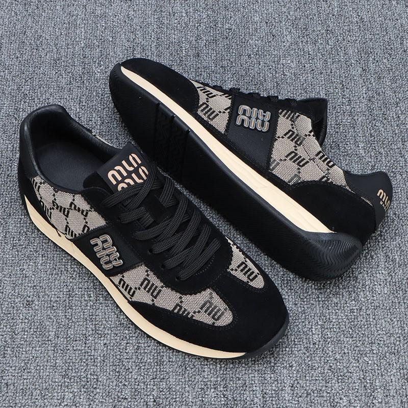 Men's Retro Color-block Sneakers - Breathable, Comfortable, Fashionable Casual Shoes