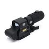 Improved Lens EO EXPS3 558 G45 Type Set Replica Dot Sight with Magnifier and Mount Spacer, 3x Booster Scope, Black Engraving