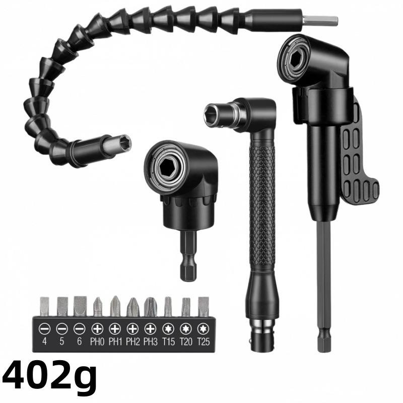 GeiBei 105° Bend Screwdriver Direction Changer with Hex Shank for Electric Drills
