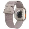 Titanium Color Milanese Loop Strap for Apple Watch Ultra Parachute Buckle  Stainless Steel Metal Band for iWatch Series 11 10 9 8 7 6 5 SE 49mm 46mm