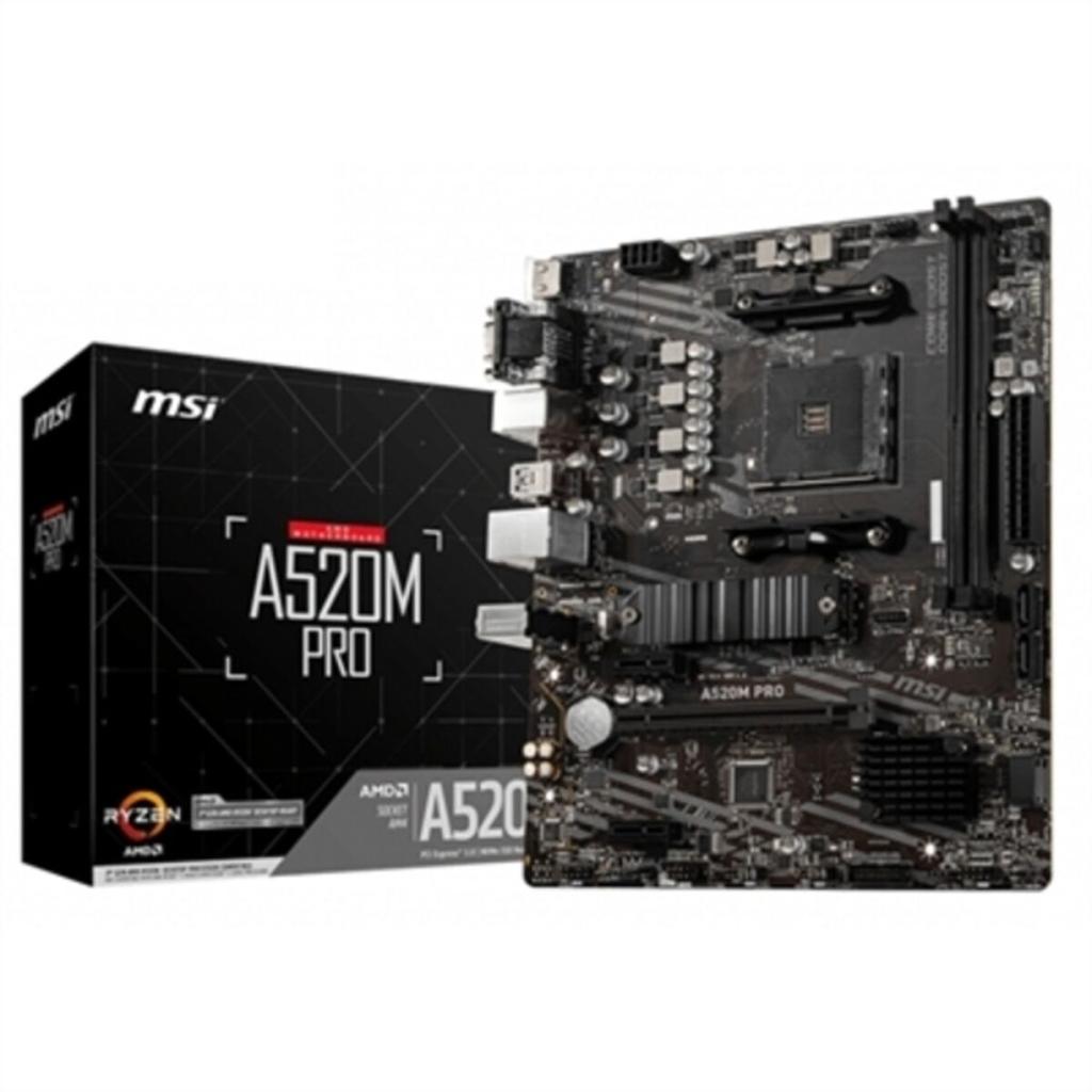 MSI A520M PRO mATX AM4 Motherboard