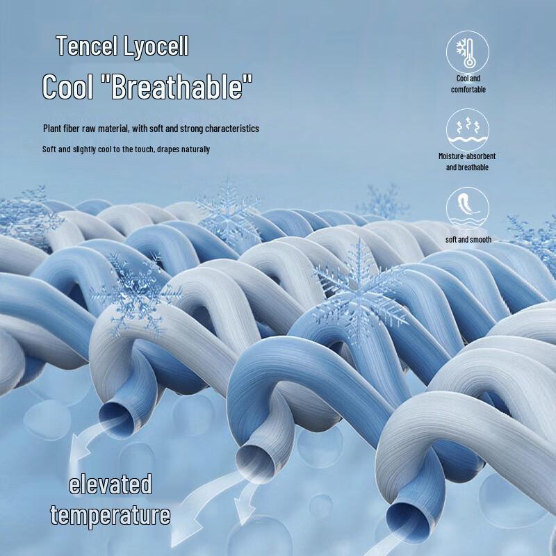 Kangbo Men's Tencel Blend Straight-Leg Cooling Wrinkle-Free Business Casual Pants