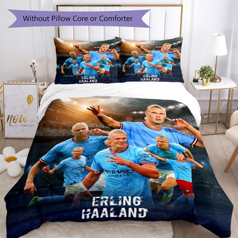 Haaland Comforter Cover Set Suitable for Playroom Soft Fabric Perfect Gift for Friends & Family