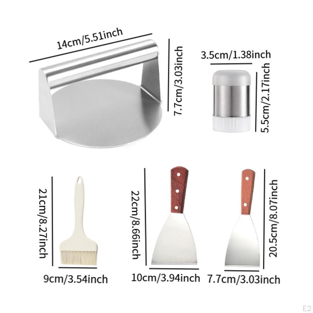 Hamburger Press,Meat Patty Press,Round,Easy To Clean,Nonstick,Grill Press,Burger Smasher Tool for