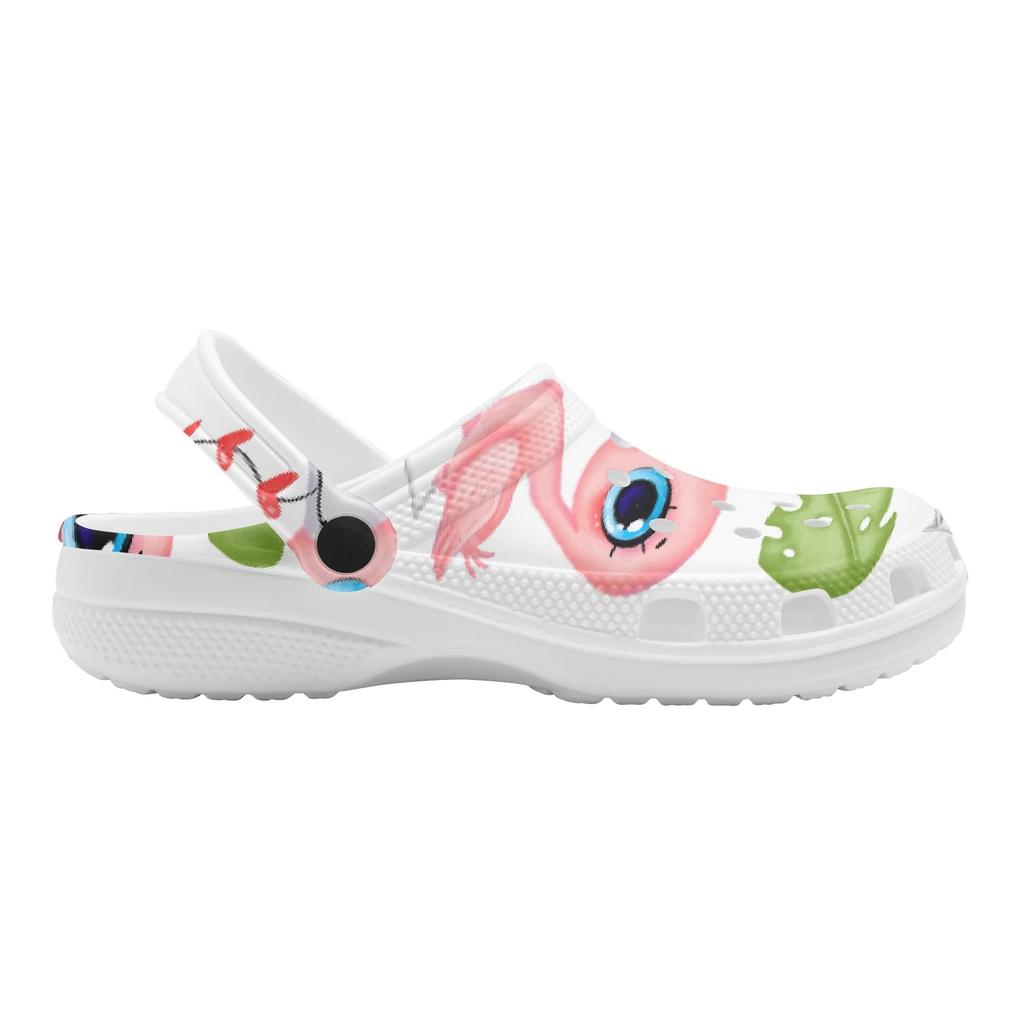 Men Women Colorful Printed EVA Casual Clogs Lightweight Soft Slip On Soft Shoes Lightweight Summer Sandals Soft Daily Wear