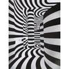 Stampe Poster con Illusioni Ottiche Astratte Per Soggiorno Decorazioni per la Casa Bianco e Nero Trippy Psichedelico Pittura su Tela Arte da Parete