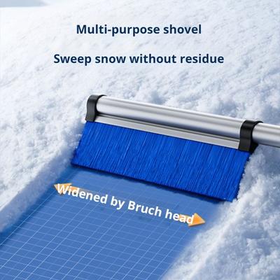 Car Snow Shovel Ice Scraper Brush Telescopic Retractable Snow Removal Tool