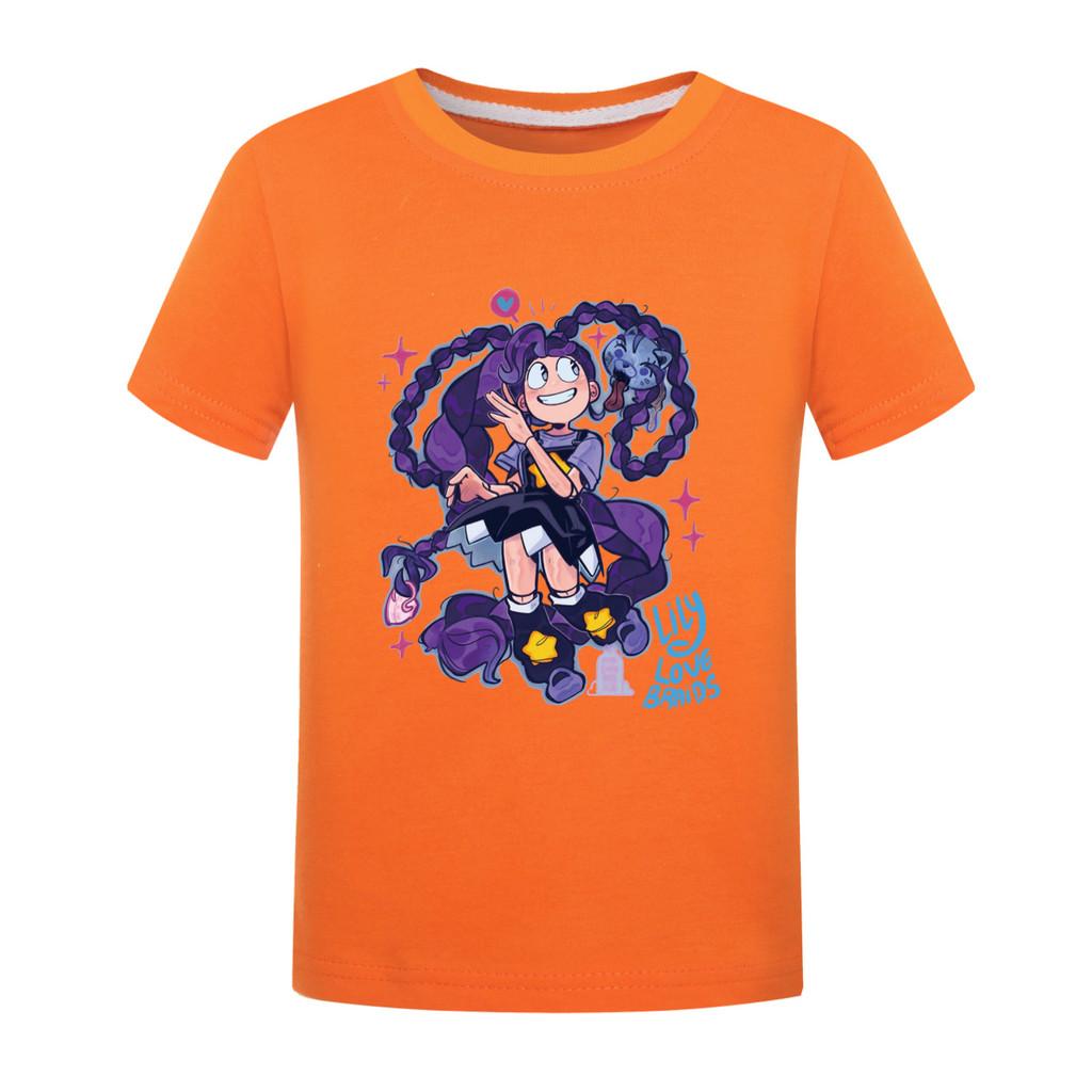 5625 Girls Lily Lovebraids Print Short Sleeves T-Shirt Top