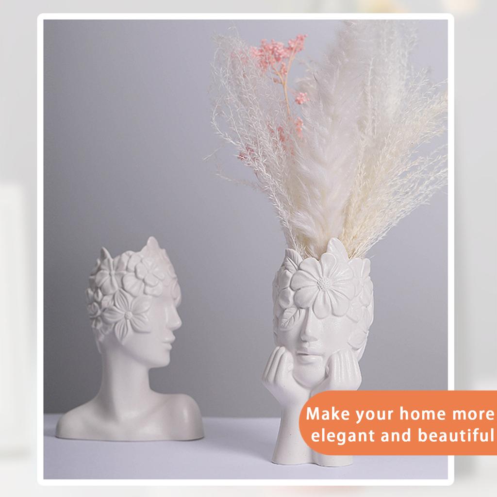 Vase Weiße Keramikvasen für Zuhause Wohnzimmer Gästehaus Dekoration