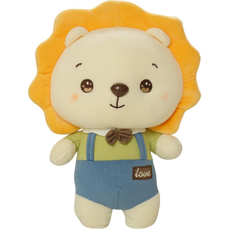Lion Cartoon Couple Doll Plush Toy Room Decoration Kids Girls Present Pillow