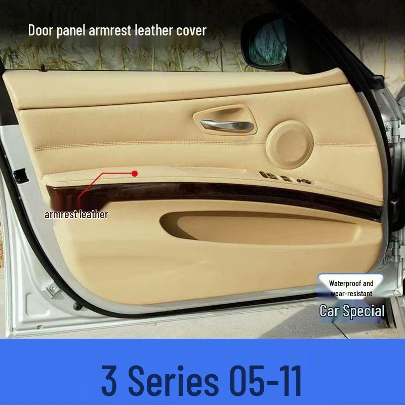 Leather Wrap Kit for BMW 3 Series E90 Door Panels, Armrests, and Trim (2005-2011)