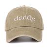 Adjustable daddy. Embroidery Caps Vintage Baseball Cap Fashion Sport Visors Cap  Father's Gift