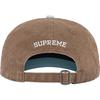 Supreme Pigment Coated 2-Tone S Logo 6-Panel Brown