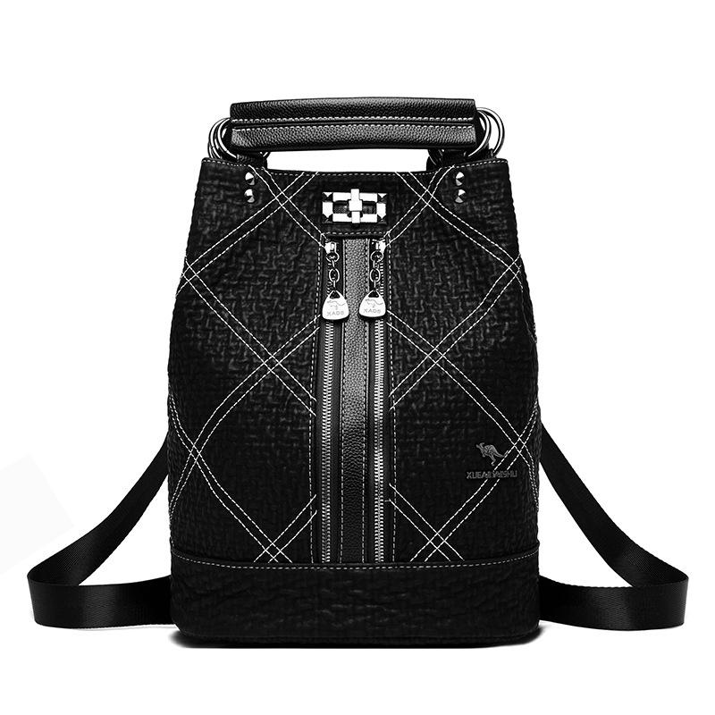 

Рюкзак Модный Большой Вместительный Рюкзак Дорожная Сумка чёрный