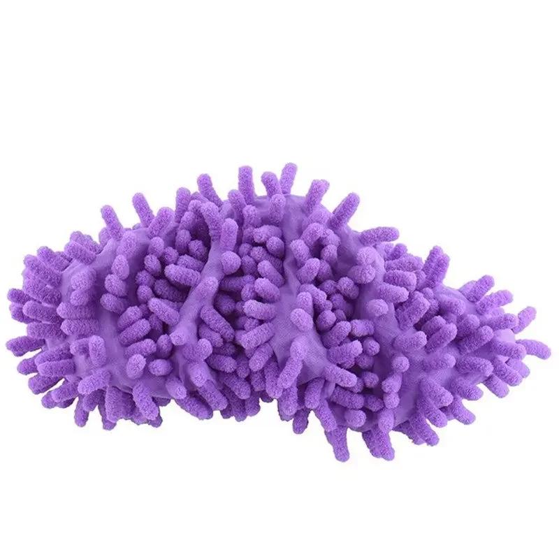 1/2 PC Dust Cleaner Grazing Slippers House Bathroom Floor Cleaning Mop Cloths Clean Slipper Microfiber Lazy Shoes Cover