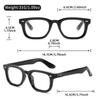 New Retro Classic, Versatile Flat Light Lenses, High-end Shooting Accessories, Small Frame Reading, Anti-blue Light Glasses