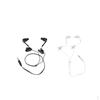 2Pack .5mm Waterproof Earphone IPX8 Headset Headphone Diving Swimming Underwater For MP3