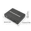Return Channel Converter 192KHz Extractor 192KHz for Easily Transmission To Soundbars and Amplifiers Black