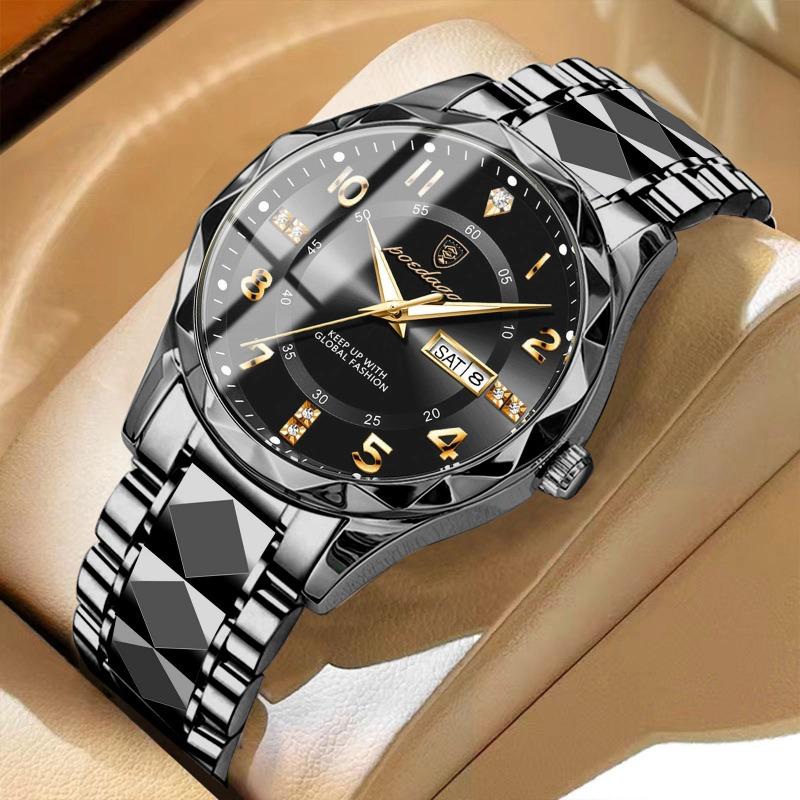 New Men's Watch Luxury Waterproof Luminous Quartz Watch