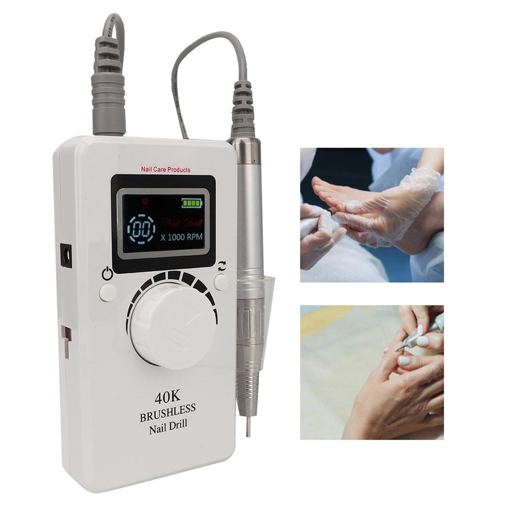 40000RPM Nail Grinding Polishing Machine Electric Nail Drill Tool Manicure Tools