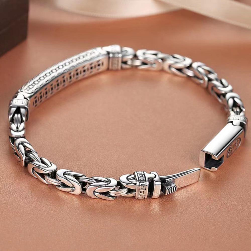Mens Viking Bracelet Trendy Rope Wristband Retro Design Stylish Unisex Gift for Him