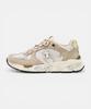 Premiata [26Ss][Mase] Beige Logo Patch Cowhide Women'S Sneakers