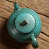 160ml Ceramic Teapot Kiln Change Peacock Green Kung Fu Tea Set