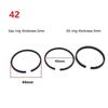 3pcs 42mm 47mm 48mm 51mm 52mm 65mm Piston Ring Pneumatic Parts For Air Compressor Cylinder Replacement